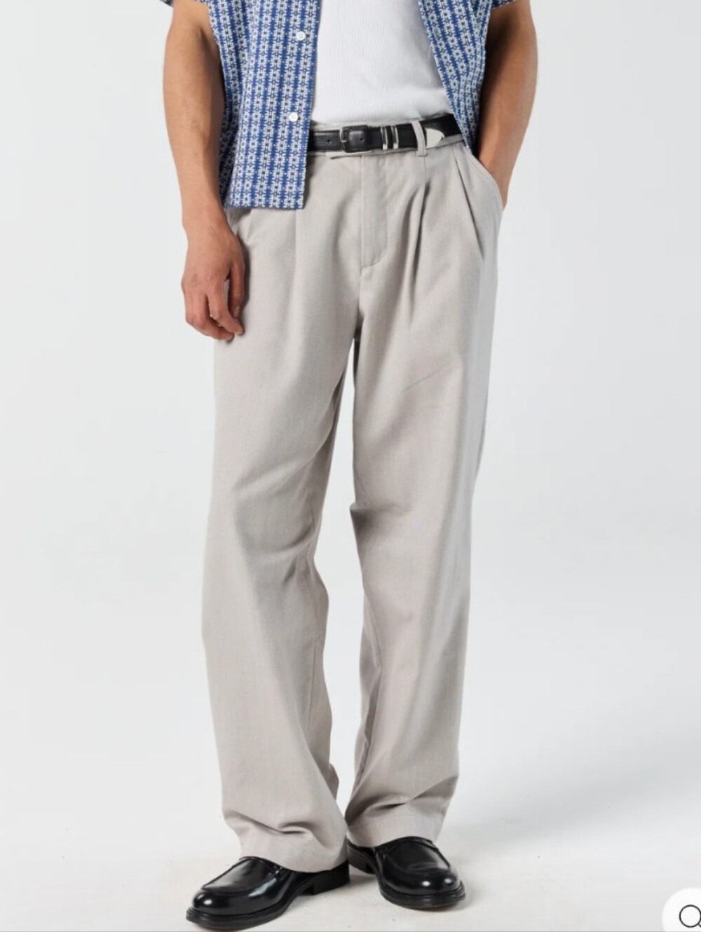 Everyday Uniform By Ronning Pleated Herringbone Twill Pants *Runs Small* 32x31.5